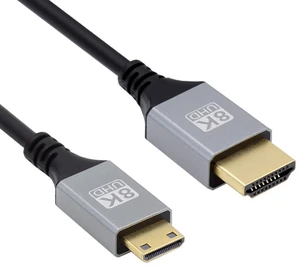 AJMRTC Ultra Thin Hyper Super Flexible Mini HDMI 2.1 Cable 200cm, Type-A to Type-C Cord, 8K &4K HD Video Wire for Camera, HDTV, Monitor, Projector, Home Media Display Connection AJMRTC Ultra Thin Hyper Super Flexible Mini HDMI 2.1 Cable 200cm, Type-A to Type-C Cord, 8K &4K HD Video Wire for Camera, HDTV, Monitor, Projector, Home Media Display Connection