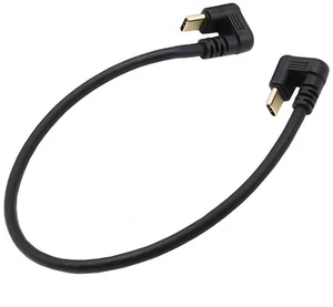 AJMRTC 10Gbps USB3.0 Type C Male to Male U-Shape Back Angled Opposite Direction Cable, Power Data & Video Transmission USB-C Cord for NS Switch, Smartphone, Laptop & Portable Devices