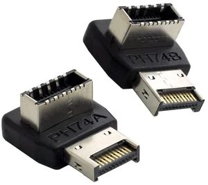 AJMRTC 2Pcs Overmold USB 3.1 Front Panel Header Male to Female Type-E Motherboard Extension Data Adapter, Internal Type-E Extension Cable for PC Case Motherboard Front Panel AJMRTC 2Pcs Overmold USB 3.1 Front Panel Header Male to Female Type-E Motherboard Extension Data Adapter, Internal Type-E Extension Cable for PC Case Motherboard Front Panel