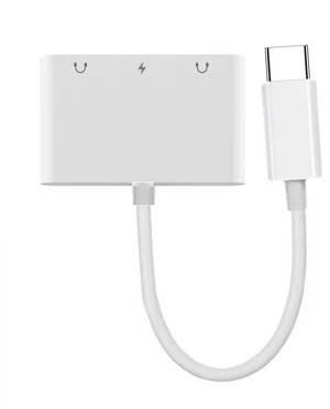 AJMRTC USB-C Male to Dual 3.5mm AUX & MIC Sound Card Adapter, 5Gbps Data, Supports PD Power Charging, Type-C Audio Combo Dongle for Laptop, Tablet, Smartphone, Headset & Microphone AJMRTC USB-C Male to Dual 3.5mm AUX & MIC Sound Card Adapter, 5Gbps Data, Supports PD Power Charging, Type-C Audio Combo Dongle for Laptop, Tablet, Smartphone, Headset & Microphone