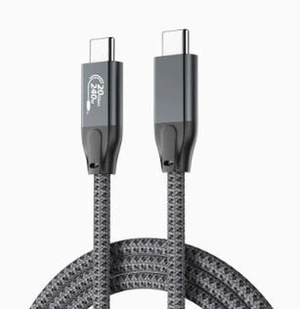 AJMRTC USB 3.2 Full-Function USB-C Cable 16.4FT(5M), 20Gbps High Speed Cord, 240W PD Fast Charging, Built-in E-Marker Chip, Supports 4K@60Hz Video for Laptop, External SSD & Monitor AJMRTC USB 3.2 Full-Function USB-C Cable 16.4FT(5M), 20Gbps High Speed Cord, 240W PD Fast Charging, Built-in E-Marker Chip, Supports 4K@60Hz Video for Laptop, External SSD & Monitor