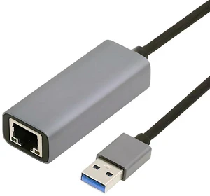 AJMRTC RJ45 2.5Gbps 2500Mbps to USB3.0 Type-A Ethernet Adapter, 1000Mbps Gigabit LAN Network Cable Dongle, 2.5GbE Wired NIC Converter for Desktop Motherboard High Speed Internet Connection AJMRTC RJ45 2.5Gbps 2500Mbps to USB3.0 Type-A Ethernet Adapter, 1000Mbps Gigabit LAN Network Cable Dongle, 2.5GbE Wired NIC Converter for Desktop Motherboard High Speed Internet Connection
