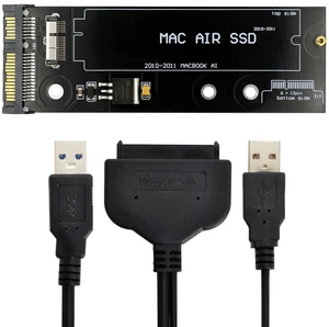 AJMRTC USB 3.0 to 12+6Pin SSD HDD SATA 22Pin Hard Disk Enclosure, External Drive Cartridge for Air Pro 2010 2011 A1369 A1370 MacBook Air SSD AJMRTC USB 3.0 to 12+6Pin SSD HDD SATA 22Pin Hard Disk Enclosure, External Drive Cartridge for Air Pro 2010 2011 A1369 A1370 MacBook Air SSD