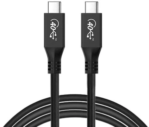 AJMRTC USB-IF Certified USB4 Cable 100CM, 40Gbps High Speed Data Transfer, 100W PD Fast Charging, 8K@60Hz & 5K@60Hz Video Output Type-C to Type-C Cord for Laptop, External SSD, Thunderbolt 4/3 & USB-C AJMRTC USB-IF Certified USB4 Cable 100CM, 40Gbps High Speed Data Transfer, 100W PD Fast Charging, 8K@60Hz & 5K@60Hz Video Output Type-C to Type-C Cord for Laptop, External SSD, Thunderbolt 4/3 & USB-C