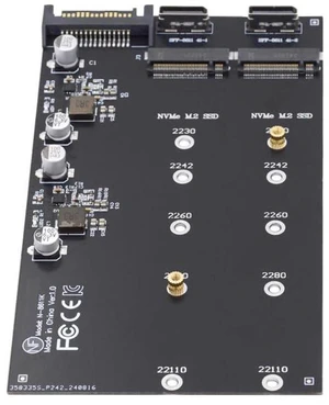 AJMRTC M.2 to Oculink Adapter, PCIe NVMe AHCI M.2 SSD to 2-Port SFF-8611 SFF-8612 Oculink Adapter Card, Supports 2230 2242 2280 22110 M.2 SSD Sizes for Desktop Motherboard External SSD Expansion AJMRTC M.2 to Oculink Adapter, PCIe NVMe AHCI M.2 SSD to 2-Port SFF-8611 SFF-8612 Oculink Adapter Card, Supports 2230 2242 2280 22110 M.2 SSD Sizes for Desktop Motherboard External SSD Expansion