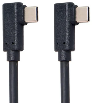 AJMRTC USB C to USB C Cable, USB 3.1 Gen 2 10Gbps 90 Degree Angled Male to Male PD 65W Fast Charging Cord, 1.0M Right Angle USB-C Extension Cable for Laptop, Tablet, Smartphone, Portable SSD AJMRTC USB C to USB C Cable, USB 3.1 Gen 2 10Gbps 90 Degree Angled Male to Male PD 65W Fast Charging Cord, 1.0M Right Angle USB-C Extension Cable for Laptop, Tablet, Smartphone, Portable SSD