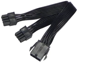 AJMRTC JMT CPU Power Y Splitter Cable, 8Pin to Dual 8Pin CPU Power Extension Cord 30cm, 12V Motherboard CPU Power Adapter Cable, 8 Pin 1 to 2 Way Splitter for PC Motherboard CPU Power Supply AJMRTC JMT CPU Power Y Splitter Cable, 8Pin to Dual 8Pin CPU Power Extension Cord 30cm, 12V Motherboard CPU Power Adapter Cable, 8 Pin 1 to 2 Way Splitter for PC Motherboard CPU Power Supply