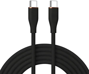 AJMRTC USB C to C Silicone Cable 1.0M(3.28FT), USB 2.0 Type-C PD 65W Fast Charging & Data Transfer Cord, Soft Silicone Extension Cable Black for iPhone 15, Android Phones, Tablets & USB-C Devices AJMRTC USB C to C Silicone Cable 1.0M(3.28FT), USB 2.0 Type-C PD 65W Fast Charging & Data Transfer Cord, Soft Silicone Extension Cable Black for iPhone 15, Android Phones, Tablets & USB-C Devices