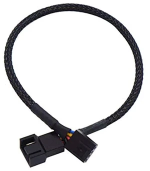 AJMRTC JMT 3 Pack 4-Pin PWM Fan Splitter Cable, Braided Sleeved CPU Fan Y Splitter Power Extension Cord, 1 to 1 Converter Adapter for PC ATX Case 4Pin & 3Pin Computer Cooling Fans AJMRTC JMT 3 Pack 4-Pin PWM Fan Splitter Cable, Braided Sleeved CPU Fan Y Splitter Power Extension Cord, 1 to 1 Converter Adapter for PC ATX Case 4Pin & 3Pin Computer Cooling Fans