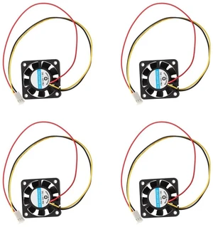 AJMRTC 4 Pack 4010 DC Cooling Fan 40x40x10mm 12V 3Pin Mini Computer CPU Cooler Fan, Small 40mm x 10mm Case Cooling Fan for PC, 3D Printer, Electronics Cooling Replacement AJMRTC 4 Pack 4010 DC Cooling Fan 40x40x10mm 12V 3Pin Mini Computer CPU Cooler Fan, Small 40mm x 10mm Case Cooling Fan for PC, 3D Printer, Electronics Cooling Replacement
