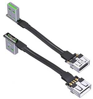 AJMRTC JMT USB 2.0 Type A Male to Type A Female Extension Cable, 15cm Short USB2.0 Extender Power & Data Transfer Cord, Model S4C-S3K for PC, Laptop, USB Peripherals Connection AJMRTC JMT USB 2.0 Type A Male to Type A Female Extension Cable, 15cm Short USB2.0 Extender Power & Data Transfer Cord, Model S4C-S3K for PC, Laptop, USB Peripherals Connection