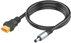 AJMRTC 3.3FT XT60 Male to DC5521 Power Cable, XT60 to DC 5.5mm x 2.1mm Male Adapter Cord, XT60 DC5521 Conversion Wire for FPV Goggles, TS100 Soldering Iron, RC Battery, LED Strip, Portable Power Stati AJMRTC 3.3FT XT60 Male to DC5521 Power Cable, XT60 to DC 5.5mm x 2.1mm Male Adapter Cord, XT60 DC5521 Conversion Wire for FPV Goggles, TS100 Soldering Iron, RC Battery, LED Strip, Portable Power Stati