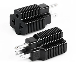 AJMRTC 4 in 1 15A to 20A Plug Adapter, NEMA 5-15P Male to NEMA 5-15R & 5-20R Female Outlet Converter, 15 Amp to 20 Amp Power Adapter for Household Electrical Equipment AJMRTC 4 in 1 15A to 20A Plug Adapter, NEMA 5-15P Male to NEMA 5-15R & 5-20R Female Outlet Converter, 15 Amp to 20 Amp Power Adapter for Household Electrical Equipment