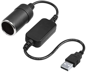 AJMRTC 1FT USB A Male to 12V 8W Cigarette Lighter Socket Adapter Power Cable, USB Type-A to Car Cigarette Lighter Female Connector, 1 Foot Cord for Dash Cam and Low Power Car Electronic Devices AJMRTC 1FT USB A Male to 12V 8W Cigarette Lighter Socket Adapter Power Cable, USB Type-A to Car Cigarette Lighter Female Connector, 1 Foot Cord for Dash Cam and Low Power Car Electronic Devices