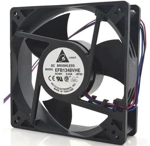 AJMRTC 127x127x38mm Server Cooling Fan Replacement for Delta EFB1348VHE -BF00, DC 48V 0.54A High Airflow Axial Fan for Server Rack, Industrial Cabinet Heat Dissipation AJMRTC 127x127x38mm Server Cooling Fan Replacement for Delta EFB1348VHE -BF00, DC 48V 0.54A High Airflow Axial Fan for Server Rack, Industrial Cabinet Heat Dissipation