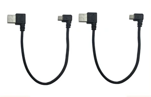 AJMRTC 9 Inch USB 2.0 Micro USB Cable, Right Angle 5Pin Micro USB Male to Right Angle USB Type A Male Cord, Dual Right Angled Short Cable for Android Phone, Camera, GPS AJMRTC 9 Inch USB 2.0 Micro USB Cable, Right Angle 5Pin Micro USB Male to Right Angle USB Type A Male Cord, Dual Right Angled Short Cable for Android Phone, Camera, GPS