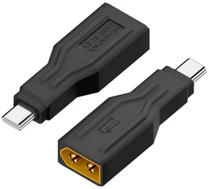AJMRTC XT60 Male Input to Type-C Male Output Fast Charging Adapter, SC100 Protocol Power Converter for RC Lipo Battery, Quadcopter, Laptop, Smartphone, Portable Outdoor Power Supply AJMRTC XT60 Male Input to Type-C Male Output Fast Charging Adapter, SC100 Protocol Power Converter for RC Lipo Battery, Quadcopter, Laptop, Smartphone, Portable Outdoor Power Supply