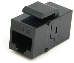 AJMRTC CAT6 RJ45 Coupler, Female to Female Ethernet Keystone Jack Adapter, Cat6 Cat5e Cat5 Network Cable Extender for LAN Patch Cord, Home Office Network Wiring AJMRTC CAT6 RJ45 Coupler, Female to Female Ethernet Keystone Jack Adapter, Cat6 Cat5e Cat5 Network Cable Extender for LAN Patch Cord, Home Office Network Wiring
