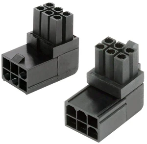 AJMRTC 2Pcs ATX 6Pin Male to Female Power Header Adapter, 90 Degree Up Down Angled GPU Power Connector for Graphics Card, Desktop PC Internal Wiring Modification AJMRTC 2Pcs ATX 6Pin Male to Female Power Header Adapter, 90 Degree Up Down Angled GPU Power Connector for Graphics Card, Desktop PC Internal Wiring Modification