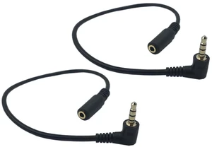 AJMRTC 1Ft 3.5mm 4 Pole TRRS Male to 3 Pole TRS Female Gold Plated Stereo Audio Cable, Headset Extension Aux Cord for Smartphone, Headphone, Speaker, Portable Audio Device AJMRTC 1Ft 3.5mm 4 Pole TRRS Male to 3 Pole TRS Female Gold Plated Stereo Audio Cable, Headset Extension Aux Cord for Smartphone, Headphone, Speaker, Portable Audio Device