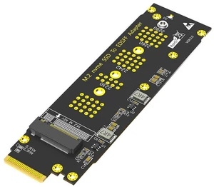 AJMRTC M.2 M Key to EDSFF E1.S SSD Adapter Card, PCIe 4.0 High Speed Converter, Supports M.2 NVMe 2230 2242 2260 2280 SSD, for Desktop PC Motherboard Storage Expansion AJMRTC M.2 M Key to EDSFF E1.S SSD Adapter Card, PCIe 4.0 High Speed Converter, Supports M.2 NVMe 2230 2242 2260 2280 SSD, for Desktop PC Motherboard Storage Expansion