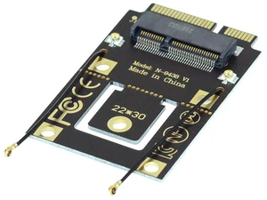 AJMRTC M.2 Key-A NGFF to Mini PCI-E Adapter Converter, PCI Express Wireless Network Card Adapter, Compatible with 9260, 8265, 7260, WiFi 6, WiFi 7, AC WiFi Card for Desktop Laptop Wireless Upgrade AJMRTC M.2 Key-A NGFF to Mini PCI-E Adapter Converter, PCI Express Wireless Network Card Adapter, Compatible with 9260, 8265, 7260, WiFi 6, WiFi 7, AC WiFi Card for Desktop Laptop Wireless Upgrade