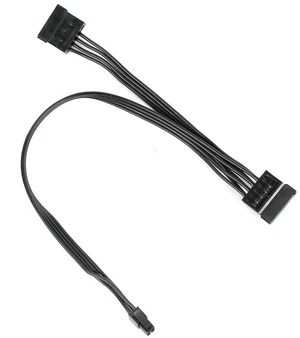 AJMRTC 45cm ATX Mini 4 Pin Motherboard Power Cable, Mini 4P to 1 to 2 SATA SSD Power Splitter Cord, Compatible with Lenovo M410 M415 M425 B415 M610 M710 M4200R, for SATA HDD SSD Power Supply AJMRTC 45cm ATX Mini 4 Pin Motherboard Power Cable, Mini 4P to 1 to 2 SATA SSD Power Splitter Cord, Compatible with Lenovo M410 M415 M425 B415 M610 M710 M4200R, for SATA HDD SSD Power Supply