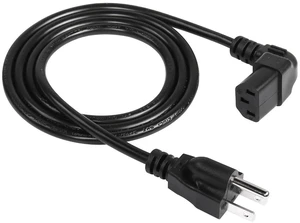 AJMRTC 3.93FT 18AWG NEMA 5-15P to Up Angle IEC 320 C13 Power Cord, 10A 250V 3-Prong AC Power Cable, Right Up Angled C13 Connector for PC, Monitor, Printer, Server, Power Supply AJMRTC 3.93FT 18AWG NEMA 5-15P to Up Angle IEC 320 C13 Power Cord, 10A 250V 3-Prong AC Power Cable, Right Up Angled C13 Connector for PC, Monitor, Printer, Server, Power Supply