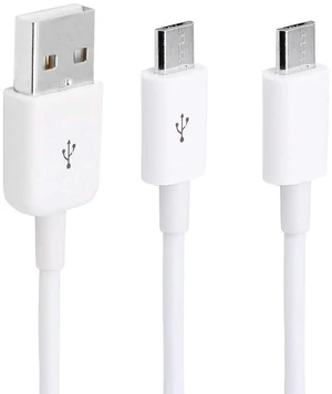 AJMRTC 3FT USB 2.0 Type A Male to Dual Micro USB Male Y Splitter Cable, 2 Micro USB Male Connector Adapter Cord for Simultaneous Charging, Power Supply for Android Phones, Dash Cam, Power Bank, Camera AJMRTC 3FT USB 2.0 Type A Male to Dual Micro USB Male Y Splitter Cable, 2 Micro USB Male Connector Adapter Cord for Simultaneous Charging, Power Supply for Android Phones, Dash Cam, Power Bank, Camera