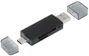 AJMRTC 2 in 1 USB 3.0 & USB C SD Card Reader, Dual Interface Memory Card Adapter, Supports Micro SD, SD, SDHC, SDXC, MMC Card, Plug and Play for Laptop, Phone, Camera, Drone, Tablet File Transfer AJMRTC 2 in 1 USB 3.0 & USB C SD Card Reader, Dual Interface Memory Card Adapter, Supports Micro SD, SD, SDHC, SDXC, MMC Card, Plug and Play for Laptop, Phone, Camera, Drone, Tablet File Transfer