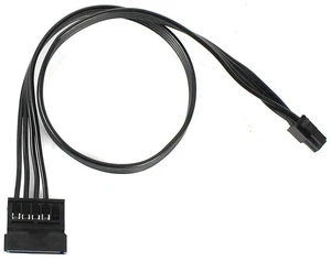 AJMRTC 40cm ATX Mini 4 Pin to SATA Power Cable, 4P to 2 SATA SSD Power Cord for Lenovo M410 M415 M425 B415 M610 M710 M4200R Motherboard, Type 3 Custom PSU Wiring AJMRTC 40cm ATX Mini 4 Pin to SATA Power Cable, 4P to 2 SATA SSD Power Cord for Lenovo M410 M415 M425 B415 M610 M710 M4200R Motherboard, Type 3 Custom PSU Wiring