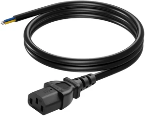 AJMRTC 3.93FT IEC 320 C13 Female 3 Pin Power Cable, 18AWG C13 to Stripped Bare Open Wiring Ends Cord, Pre-Stripped 3-Conductor Wire Harness for Server, PSU, Industrial Equipment, DIY Electrical Wiring AJMRTC 3.93FT IEC 320 C13 Female 3 Pin Power Cable, 18AWG C13 to Stripped Bare Open Wiring Ends Cord, Pre-Stripped 3-Conductor Wire Harness for Server, PSU, Industrial Equipment, DIY Electrical Wiring