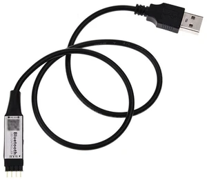 AJMRTC 5V USB RGB LED Light Strip Controller, WiFi Bluetooth Dual-Mode Smart Dimmer with 4Pin Male Connector, Remote Control Color Changing for TV Backlight Home RGB Lighting AJMRTC 5V USB RGB LED Light Strip Controller, WiFi Bluetooth Dual-Mode Smart Dimmer with 4Pin Male Connector, Remote Control Color Changing for TV Backlight Home RGB Lighting