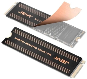 AJMRTC M.2 2280 SSD Heatsink, Dual-Layer Graphene & Copper Cooling Radiator, Thermal Cooler for Laptop Desktop NVMe NGFF 2280 Solid State Drives, 2 Pairs AJMRTC M.2 2280 SSD Heatsink, Dual-Layer Graphene & Copper Cooling Radiator, Thermal Cooler for Laptop Desktop NVMe NGFF 2280 Solid State Drives, 2 Pairs