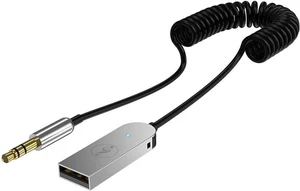 AJMRTC Bluetooth 5.0 AUX Car Audio Receiver, USB Powered Wireless Bluetooth Adapter with 3.5mm Jack, Hands-Free Call Music Streaming for Car Stereo Home Speaker AJMRTC Bluetooth 5.0 AUX Car Audio Receiver, USB Powered Wireless Bluetooth Adapter with 3.5mm Jack, Hands-Free Call Music Streaming for Car Stereo Home Speaker