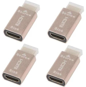 AJMRTC 4Pcs HDMI 2.0 EDID DDC Emulator, HDMI Virtual Plug Lock Screen Signal Holder, KVM Headless Ghost Display Adapter, HDMI Dummy Plug for GPU Mining Server PC Remote Desktop Headless Operation AJMRTC 4Pcs HDMI 2.0 EDID DDC Emulator, HDMI Virtual Plug Lock Screen Signal Holder, KVM Headless Ghost Display Adapter, HDMI Dummy Plug for GPU Mining Server PC Remote Desktop Headless Operation
