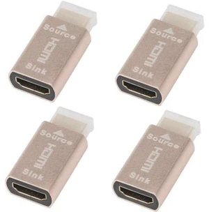 AJMRTC 4Pcs HDMI 2.0 EDID DDC Dummy Plug, Virtual Monitor Signal Emulator, HDMI Ghost Display Adapter for KVM Switch Headless Server, Remote Desktop GPU Speed Lock Mining Rig PC Display Simulation AJMRTC 4Pcs HDMI 2.0 EDID DDC Dummy Plug, Virtual Monitor Signal Emulator, HDMI Ghost Display Adapter for KVM Switch Headless Server, Remote Desktop GPU Speed Lock Mining Rig PC Display Simulation