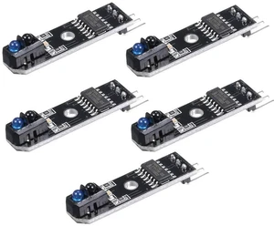 AJMRTC 5Pcs TCRT5000 Infrared Tracking Sensor Module, 5V Single Channel Line Tracing Module, Intelligent Car Infrared Line Tracking Probe for Robot DIY, Obstacle Avoidance and Path Detection AJMRTC 5Pcs TCRT5000 Infrared Tracking Sensor Module, 5V Single Channel Line Tracing Module, Intelligent Car Infrared Line Tracking Probe for Robot DIY, Obstacle Avoidance and Path Detection
