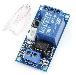 AJMRTC 5V 1 Channel Self-Locking Bistable Relay Module, One Button Latch Start Stop Control Board, Single Touch Toggle Switch for Electronic DIY and Device Control AJMRTC 5V 1 Channel Self-Locking Bistable Relay Module, One Button Latch Start Stop Control Board, Single Touch Toggle Switch for Electronic DIY and Device Control