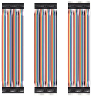 AJMRTC 120Pcs Breadboard Jumper Wire Kit, 3 Sets × 40Pcs Male to Male, Male to Female, Female to Female Flexible Connecting Leads for Solderless Breadboard Prototyping AJMRTC 120Pcs Breadboard Jumper Wire Kit, 3 Sets × 40Pcs Male to Male, Male to Female, Female to Female Flexible Connecting Leads for Solderless Breadboard Prototyping
