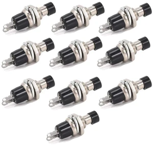 AJMRTC 10Pcs PBS-110 7mm Self-Locking Push Button Switches, 2 Pin Normally Open NO Latching ON/Off Tactile Buttons for PCB Electronic DIY AJMRTC 10Pcs PBS-110 7mm Self-Locking Push Button Switches, 2 Pin Normally Open NO Latching ON/Off Tactile Buttons for PCB Electronic DIY