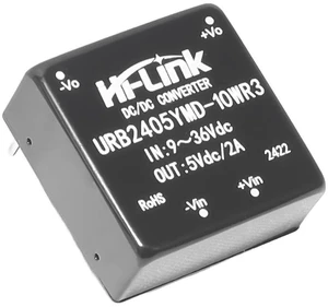 AJMRTC 10D2405A Isolated DC-DC Converter Module, 10W 24V to 5V 2000mA, 1500V Isolation, Wide 9-36V Input, Switching Power Module, Single Pack for Industrial Control, Instrument, Single Board Computer AJMRTC 10D2405A Isolated DC-DC Converter Module, 10W 24V to 5V 2000mA, 1500V Isolation, Wide 9-36V Input, Switching Power Module, Single Pack for Industrial Control, Instrument, Single Board Computer