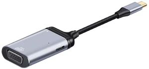AJMRTC 3 in 1 USB C Multiport Hub, USB-C to VGA + USB-C Data + PD 65W Pass-Through Charging Adapter, Supports Display, Data Transfer and Charging Simultaneously for Laptop, Tablet AJMRTC 3 in 1 USB C Multiport Hub, USB-C to VGA + USB-C Data + PD 65W Pass-Through Charging Adapter, Supports Display, Data Transfer and Charging Simultaneously for Laptop, Tablet