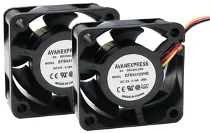 AJMRTC Replacement Brushless DC Cooling Fan for Delta EFB0412VHD, 4020 40x40x20mm DC12V 0.12A Ball Bearing Axial Fan for 1U Server, Power Supply, Network Switch AJMRTC Replacement Brushless DC Cooling Fan for Delta EFB0412VHD, 4020 40x40x20mm DC12V 0.12A Ball Bearing Axial Fan for 1U Server, Power Supply, Network Switch