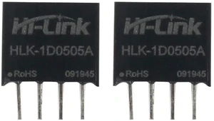 AJMRTC HLK-1D0505A DC-DC Isolated Power Supply Module, 5V to 5V 1W 200mA, 88% High Efficiency SIP Mini Isolation Converter for SPI, Smart Home Switch, IoT Circuit (6 PCS) AJMRTC HLK-1D0505A DC-DC Isolated Power Supply Module, 5V to 5V 1W 200mA, 88% High Efficiency SIP Mini Isolation Converter for SPI, Smart Home Switch, IoT Circuit (6 PCS)