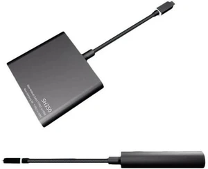 AJMRTC USB C Multiport Adapter, Type C Hub Converter with HDMI, USB3.0 and USB-C PD Charging Port, Portable Docking Station for Laptop, Tablet, Smartphone AJMRTC USB C Multiport Adapter, Type C Hub Converter with HDMI, USB3.0 and USB-C PD Charging Port, Portable Docking Station for Laptop, Tablet, Smartphone