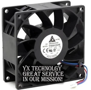 AJMRTC TFB0912UHE 9238 Server Cooling Fan, 92x92x38mm DC 12V 2.28A High Speed Brushless Axial Fan, 5000RPM High Airflow Heavy Duty Cooling Fan for Server, Chassis, Power Supply, Industrial Cabinet AJMRTC TFB0912UHE 9238 Server Cooling Fan, 92x92x38mm DC 12V 2.28A High Speed Brushless Axial Fan, 5000RPM High Airflow Heavy Duty Cooling Fan for Server, Chassis, Power Supply, Industrial Cabinet