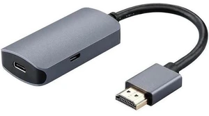 AJMRTC HDMI Male to USB-C Female Adapter, Uni-Directional HDMI Source to Type-C USB3.1 Monitor Input Converter, 4K@60Hz Video Audio Adapter, DP Alt Mode, Gold Plated Connector for PC, Game Console AJMRTC HDMI Male to USB-C Female Adapter, Uni-Directional HDMI Source to Type-C USB3.1 Monitor Input Converter, 4K@60Hz Video Audio Adapter, DP Alt Mode, Gold Plated Connector for PC, Game Console