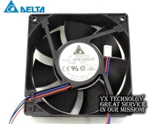 AJMRTC AFB1248VHE 12038 Cooling Fan, 120x120x38mm DC 48V 0.27A, 3-Wire Dual Ball Bearing High Airflow Axial Fan, Replacement Fan for Server, Inverter, Industrial Cabinet AJMRTC AFB1248VHE 12038 Cooling Fan, 120x120x38mm DC 48V 0.27A, 3-Wire Dual Ball Bearing High Airflow Axial Fan, Replacement Fan for Server, Inverter, Industrial Cabinet