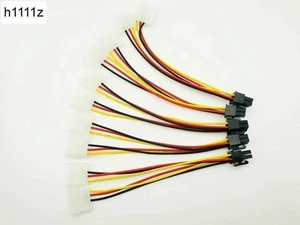 AJMRTC 5 Pack Dual 4 Pin Molex to 6 Pin PCIe Graphics Card Power Converter Cable, 4P Molex to PCI-E 6Pin GPU Power Adapter Cord for Desktop PSU, External Graphics Card AJMRTC 5 Pack Dual 4 Pin Molex to 6 Pin PCIe Graphics Card Power Converter Cable, 4P Molex to PCI-E 6Pin GPU Power Adapter Cord for Desktop PSU, External Graphics Card